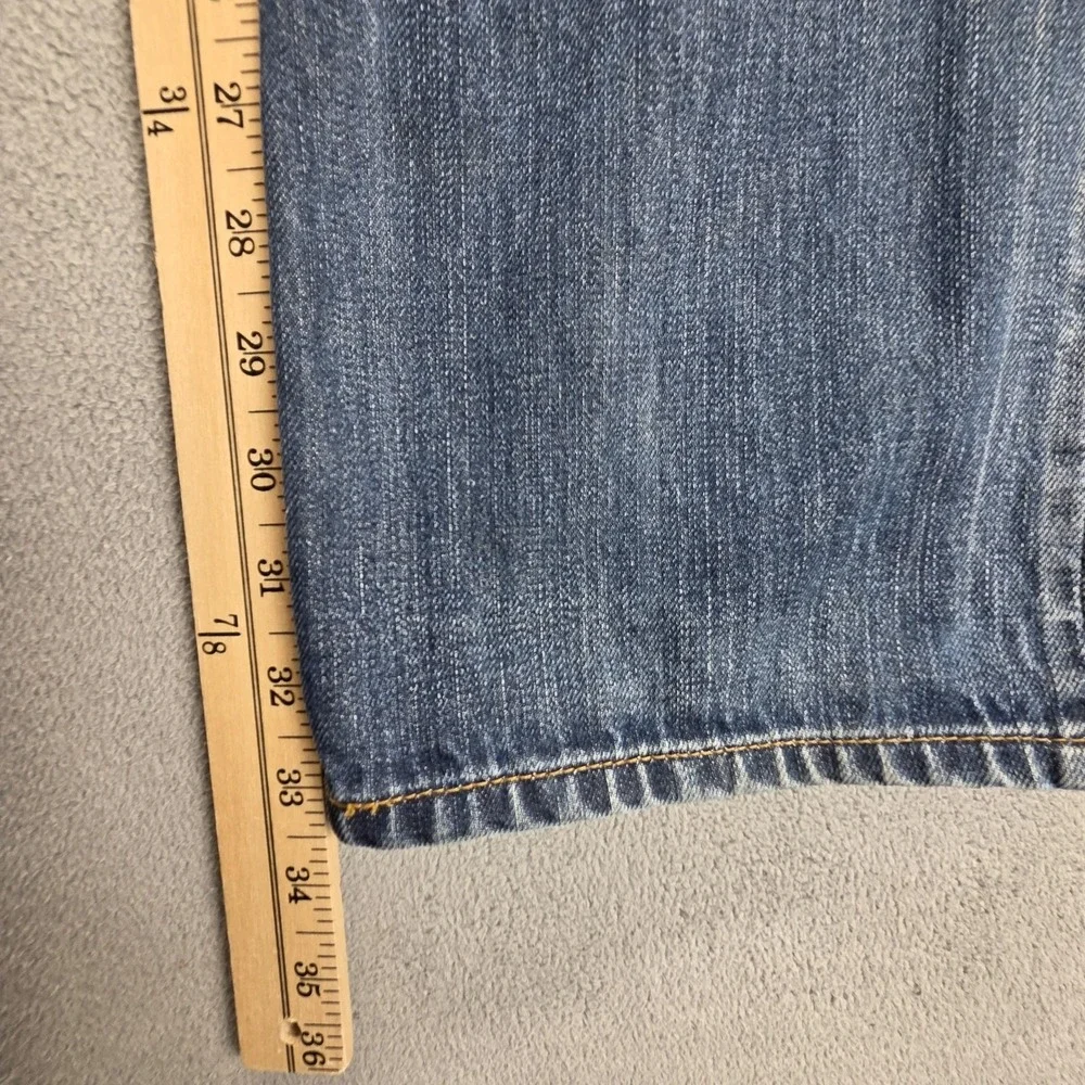 Vintage Levis Engineered Jeans Mens 34x34 Blue Honeycomb Whiskers Zip Fly